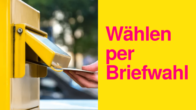 Bundestagswahl in Potsdam. Wählen per Briefwahl ist heute schon möglich.