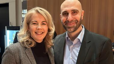 Linda Teuteberg MdB und Ahmad Mansour